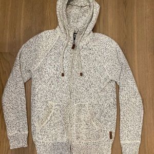 ROOTS Zip Up Knit Hoodie